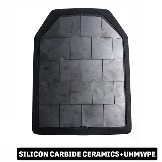 level 4 Silicon Carbide Ceramics level 4 Ballistic Plate, 10*12 inch, 6.4 lb, bulletproof ceramic composite plate