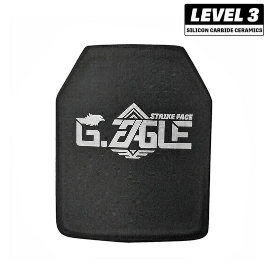 Level 3 Silicon Carbide Ceramics level 3 Ballistic Plate, 10*12 inch, 4.4 lb, bulletproof ceramic composite plate