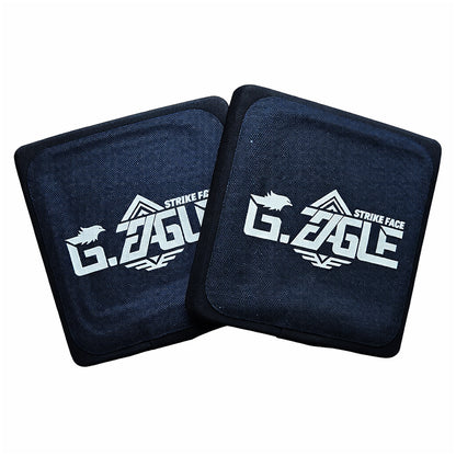 Level 4 Bulletproof ceramics Waist Plate, 6x6 inches/6x8 inches, 1.5-2.2lb(Alumina Bulletproof Ceramic + UHMWPE)