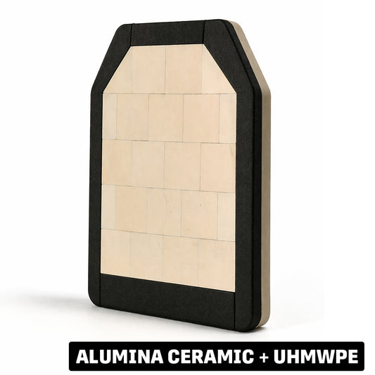 level 3 Alumina Ceramics Ballistic Plate, 10*12 inch, 5.6 lb, bulletproof ceramic composite plate
