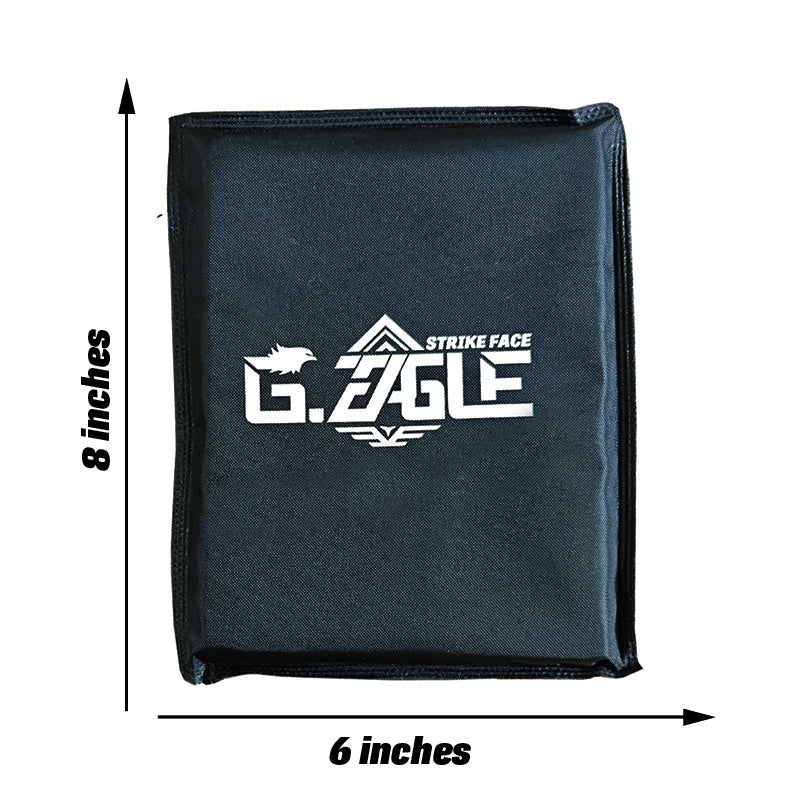 Level 3A Bulletproof Soft Waist Plate, 6x6 inches/6x8 inches, 0.45lb UHMWPE Polymer Bulletproof Fiber
