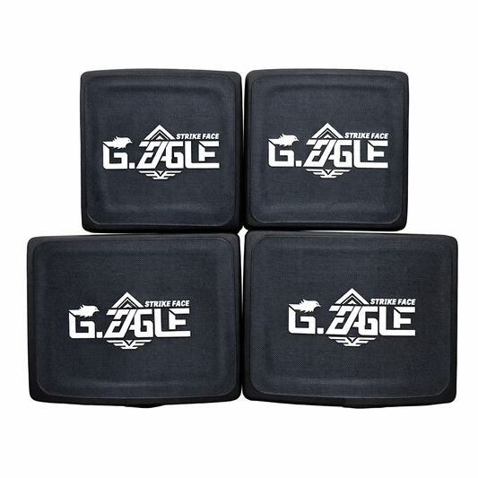 Level 4 Bulletproof ceramics Waist Plate, 6x6 inches/6x8 inches, 1.5-2.2lb(Alumina Bulletproof Ceramic + UHMWPE)