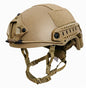 FAST Ballistic Helmet (NIJ IIIA) Kevlar/UHMWPE, Wendy liner, three colors
