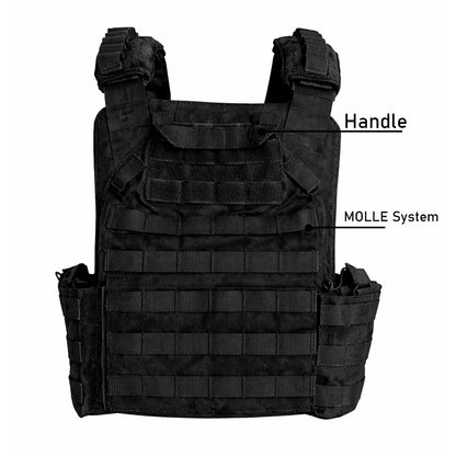 Tactical Vest — 800D Oxford Fabric, MOLLE System, Quick-Release