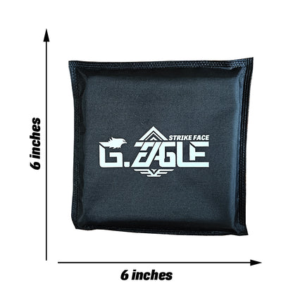 Level 3A Bulletproof Soft Waist Plate, 6x6 inches/6x8 inches, 0.45lb UHMWPE Polymer Bulletproof Fiber