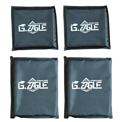 Level 3A Bulletproof Soft Waist Plate, 6x6 inches/6x8 inches, 0.45lb UHMWPE Polymer Bulletproof Fiber