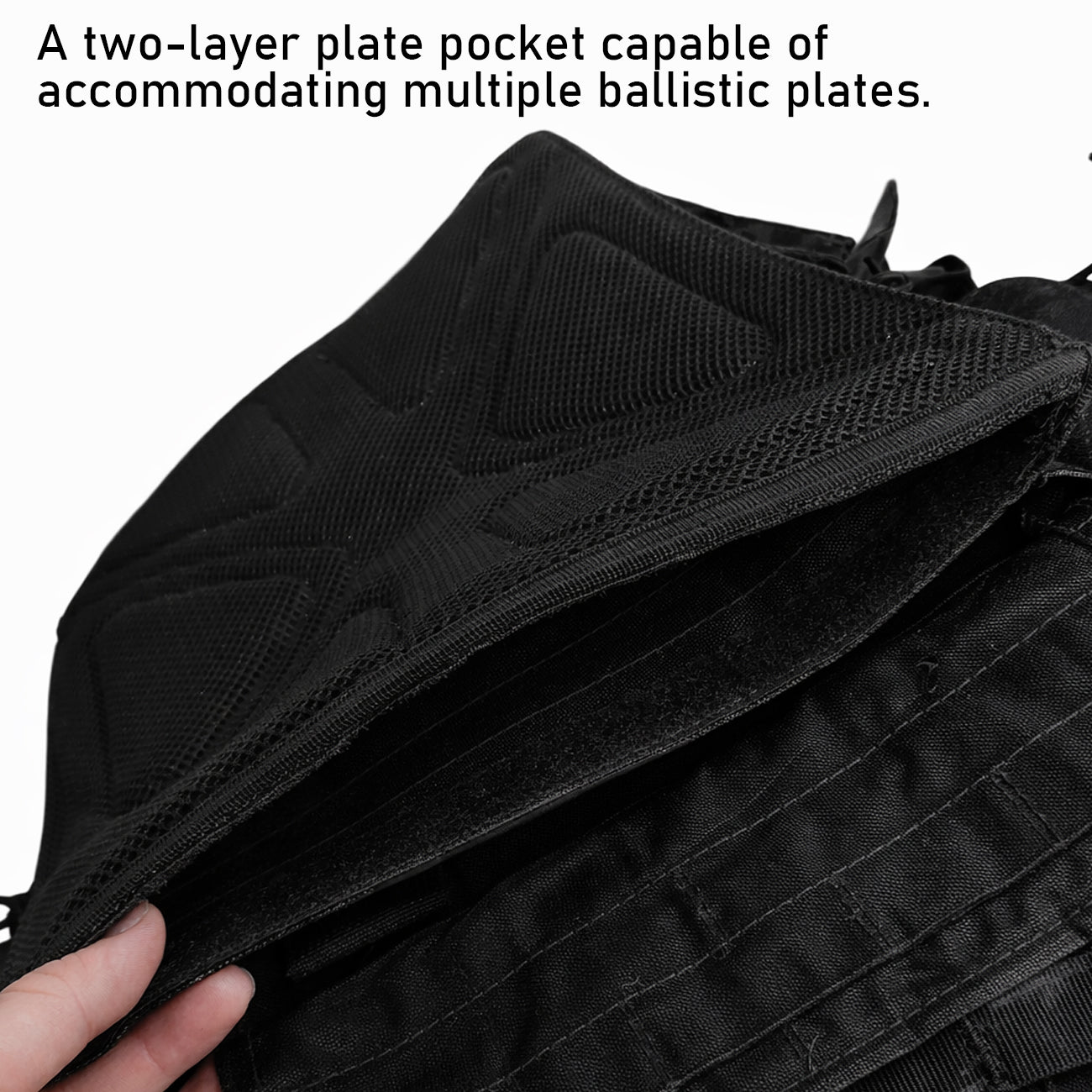 Tactical Vest — 800D Oxford Fabric, MOLLE System, Quick-Release