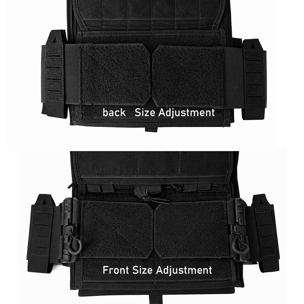 Tactical Vest — 800D Oxford Fabric, MOLLE System, Quick-Release