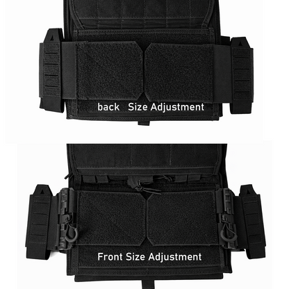 Tactical Vest — 800D Oxford Fabric, MOLLE System, Quick-Release