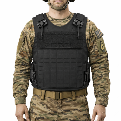Bulletproof Vest — MOLLE System Adjustable Size, Capable of Accommodating Additional Ballistic Plates